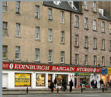 Shops on the east side of St Patrick Square, Edinburgh  -  2009