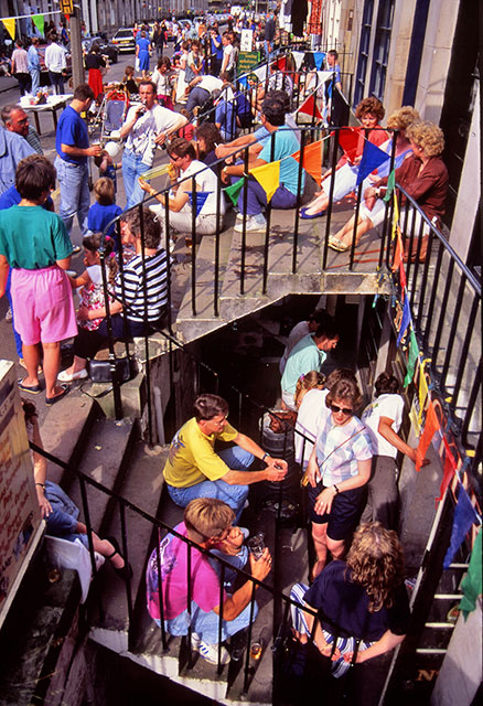 Stockbridge Festival  -  A fine summer day in St Stephen Street, Stockbridge