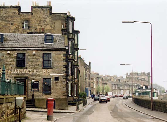 Photograph: 30 April 2004 - Trinity - Looking along Starbank Road towards Trintiy Crescent