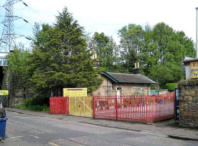 View of Station House and the foot of Station Brae from Southfield Place, Portobello