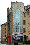 Mural on a wall in Bonnington Road, close to the junction with Great Junction Street