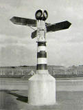 Roadsign on the A8, probably at Maybury Junction  -  When?