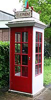 An example of a K1 Mk 236 telephone kiosk  -  photo from the Colne Valley Postal History Museum web site