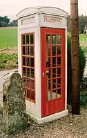 An example of a k3 telephone kiosk  -  photo from the Colne Valley Postal History Museum web site