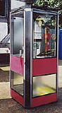 An example of a K7 telephone kiosk  -  photo from the Colne Valley Postal History Museum web site