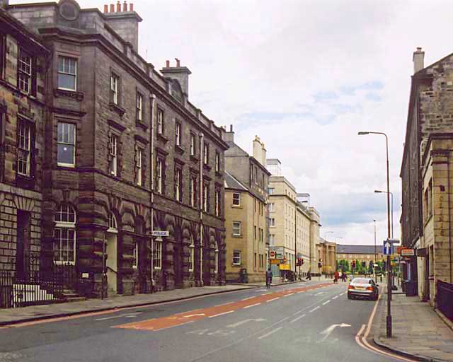 zoom-out to see Torphichen Place  -  looking to the south  -  photographed June 2004