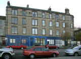 Trinity Crescent - beside the Firth of Forth to the west of Newhaven Harbour