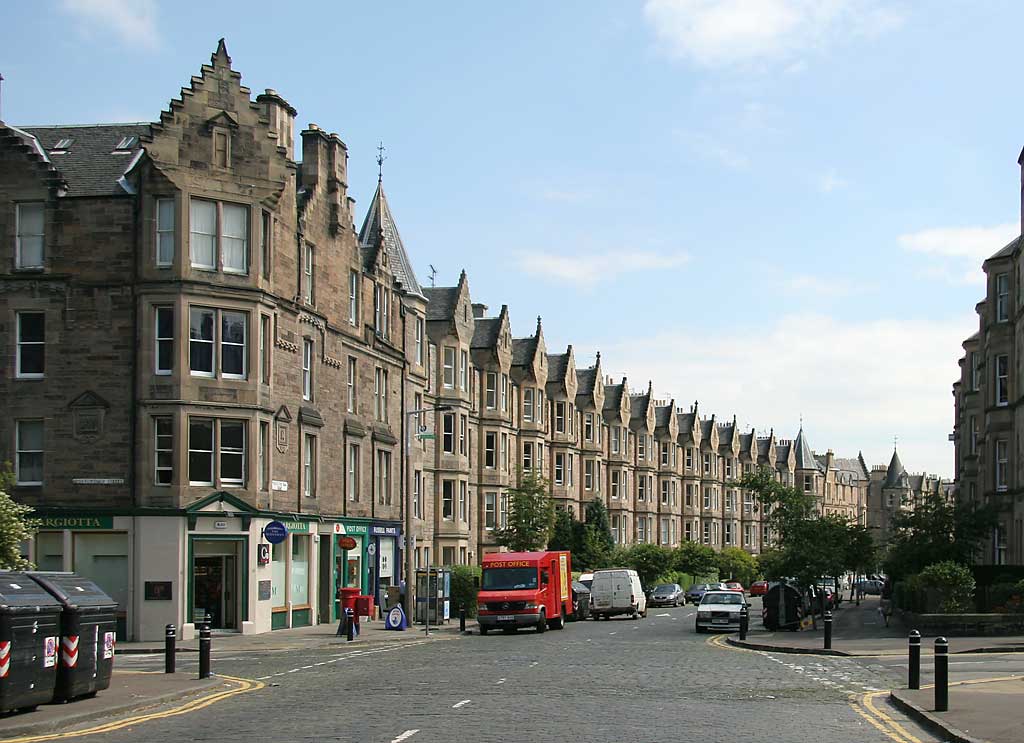 View to the east along  Warrender Park Road  -  2006