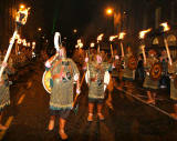 Torchlight Procession to Calton Hill  -  December 29, 2008  -  Passing along Princes Street