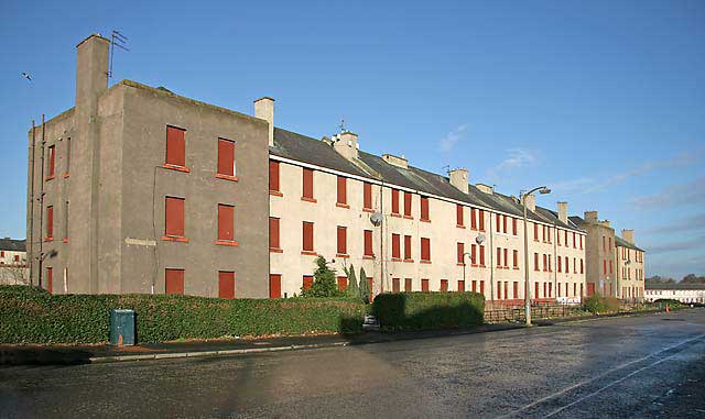 West side of Wauchope Avenue, Craigmillar  -  2007