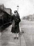 Aunt Winnie Forsyth in West Catherine Place, Haymarket, Edinburgh  -  around 1950