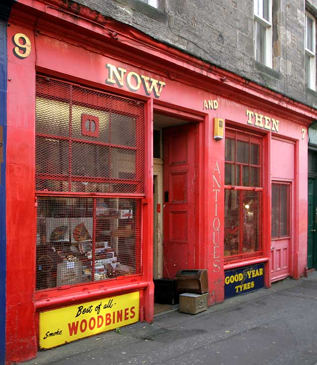  Edinburgh Shops - 7 + 9 West Crosscauseway - 'Now and Then'