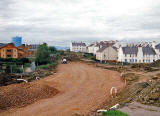 West Granton Access, a new road giving access to Edinburgh Waterfront from the south - under construction