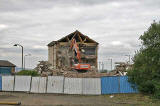 Demolition of houses in West Pilton Road