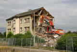 Demolition of houses in West Pilton Road