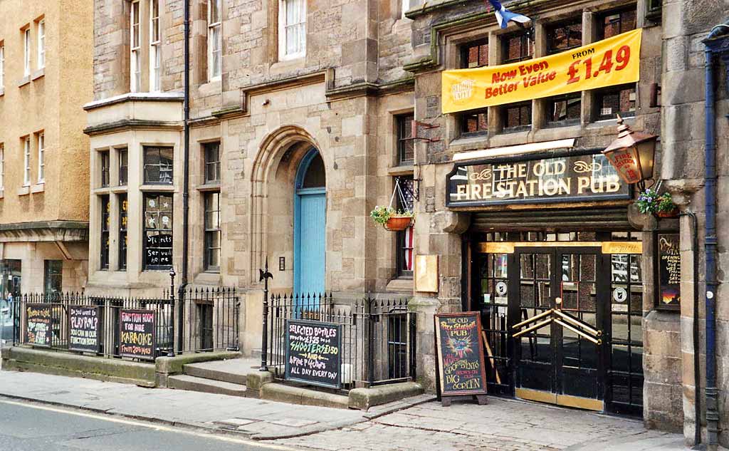 The former fire station in West Port finds a new use  -  photographed 2001