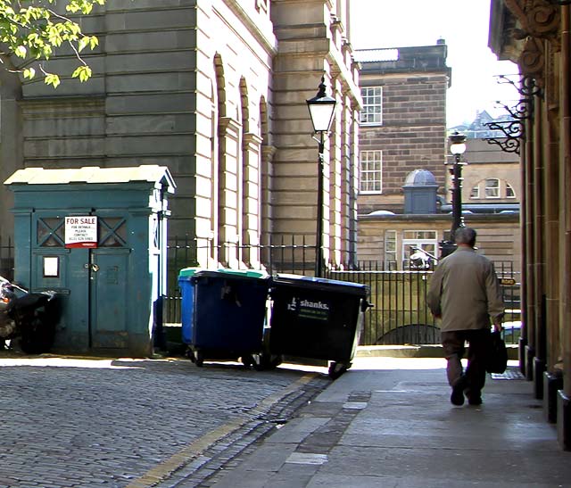 West Register Street  -  Register House and Police Box  -  Police Box for sale, May 2012