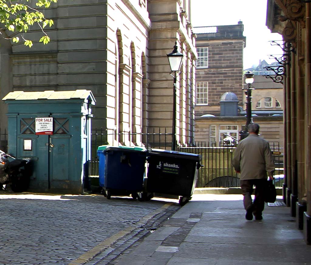 Quality Street, Davidson's Mains  -  Police Box  -  For Sale, May 2012