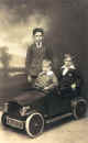 Three Brothers photographed in William Lees' Portobello Studio -  mid 1920s