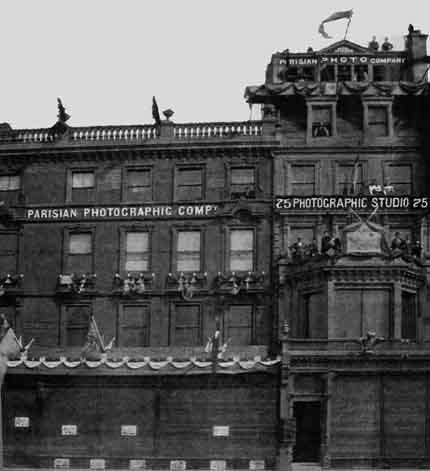 Parisian Photographic Co studio  -  Princes Street