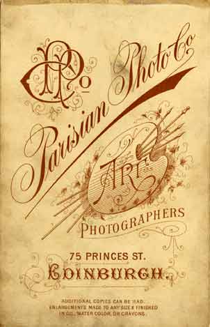 Paris Photo Co  -  Studio Photograph  -  back