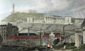 Calton Hill and the Royal High School from the Royal Mile