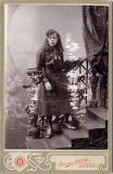 Cabinet Print by Parisian Photo Company  - Lady and stairs