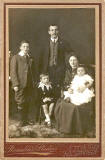 Cabinet Print from Ronaldi's Studios  -   David and Jemima Young and family