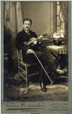 Gordon M Smith  -  Cabinet Print  -  Violinist Sitting