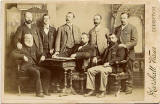 Marshall Wane  -  Cabinet Print  -  A Group of Men  -  Who are they?