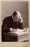 Marshall Wane  -  Cabinet Print  -  Man with a Book