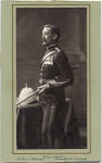 Photograph mounted on cabinet print size card  -  by A Swan Watson  -  Man in uniform