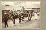 An Outdoor Cabinet Print by James Wood, Airdrie  -  Horse and Cart