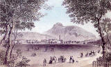 Engraving from Nelson's Pictorial Guide Books  -  Arthur Seat and Salisbury Crags