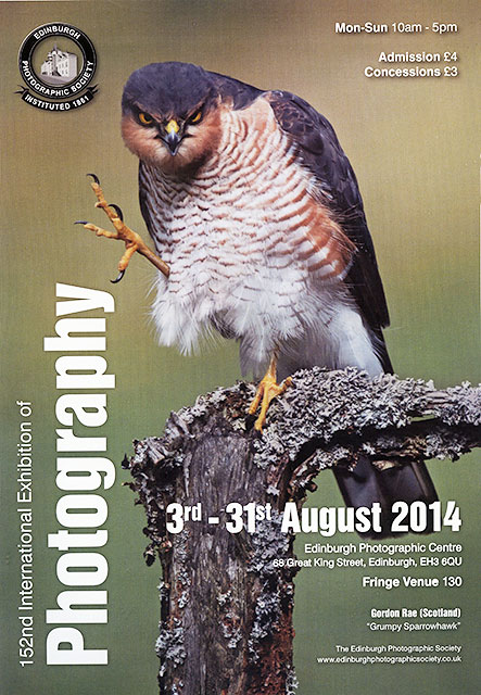 Poster for Edinburgh PHotographic Society's International Exhibition, 2014