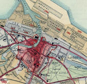 Extract from a chronological map published 1919  -  Leith