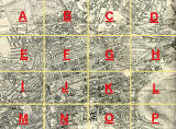 Map of Edinburgh with grid  -  1925