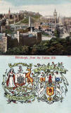 Postcard published by John Menzies & Co.  -  No 1295  -  Edinburgh from Calton HIll