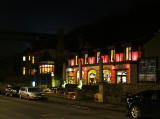 The Railbridge Bistro, 4 Newhalls Road, South Queensferry - with a view out to the floodlit Forth Bridge