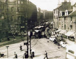 Trams and other transport at Tollcross