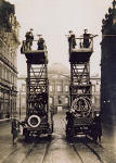 Tower Wagens on the North Bridge  -  Register House in the background