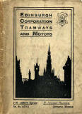 Cover of Edibnburgh Corporation Tramways Department map, published around 1928