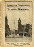 Edinburgh Corporation Transport  -  The cover of a map showing the tram and bus routes in Edinburgh in the 1920s