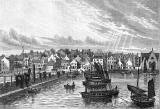 Engraving  -  Newhaven from the Pier