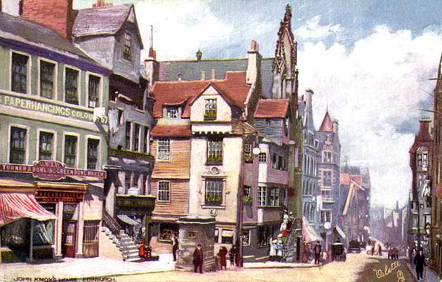 Raphael Tuck "Oilette" postcard  - John Knox House