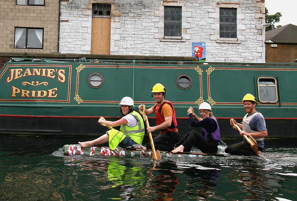 Raft Race on the Union Canal - June 28, 2008
