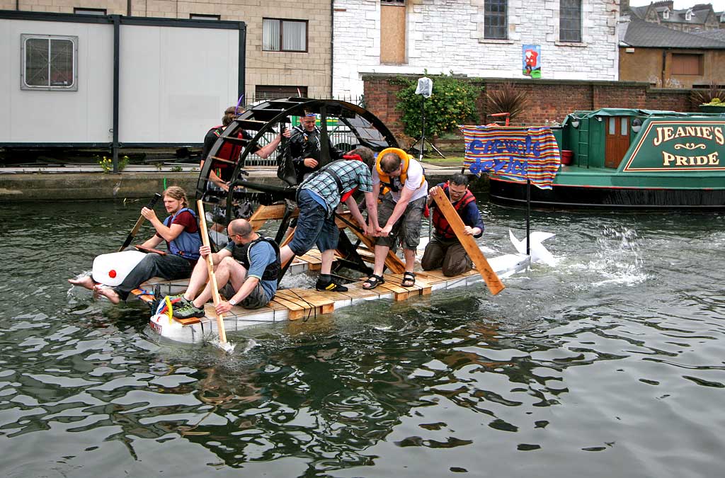 Raft Race on the Union Canal - June 27, 2009