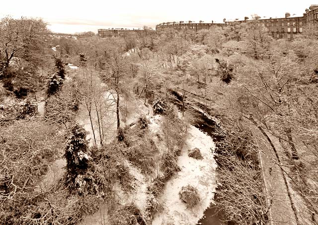 Snow Plough at Dean Village  -  November 29, 2010