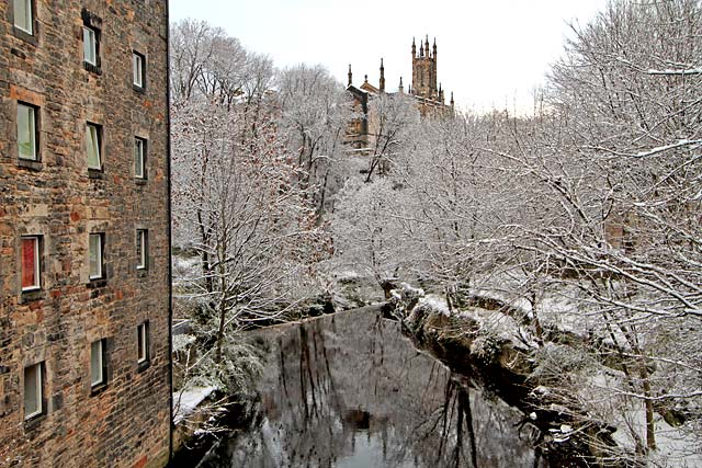 Snow Plough at Dean Village  -  November 29, 2010