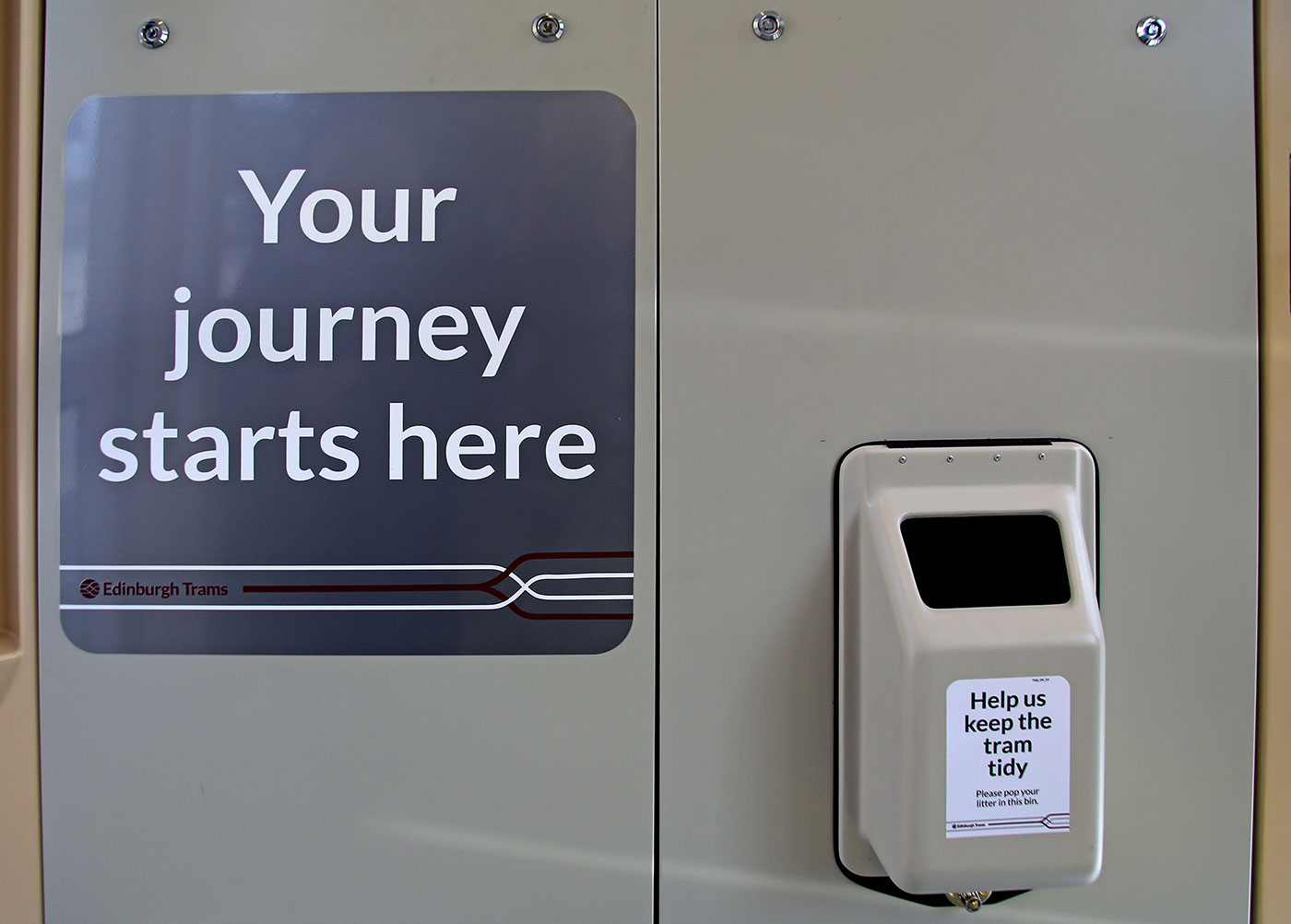 Edinburgh Tram Service  -  The journey begins  -  June 2014